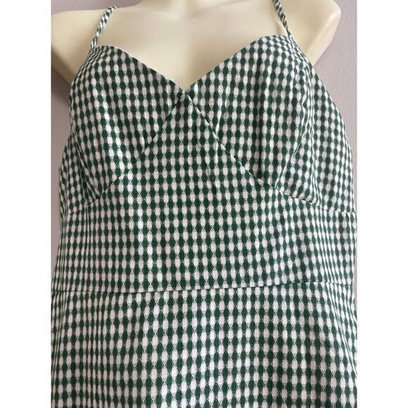 Hurley Sample Piece‎ Spaghetti Strap Checkered Dress Size Small - Picture 11 of 16